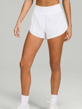 Lululemon Track That High-Rise Lined Short 3 Size 6 in Silverstone